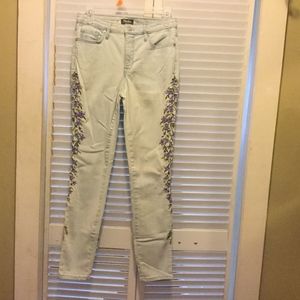 Embroidered jeans